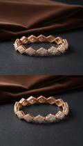 Velvet taupe diamond bracelet