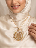 Large Circular Allah Pendant