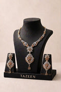 Obsidian Gold Collar Necklace