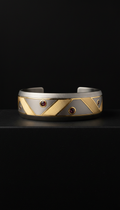Graphite Mist Cuff Bracelet
