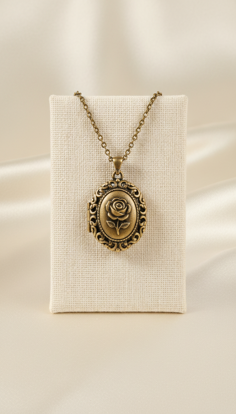 Vintage-Inspired Locket Necklace